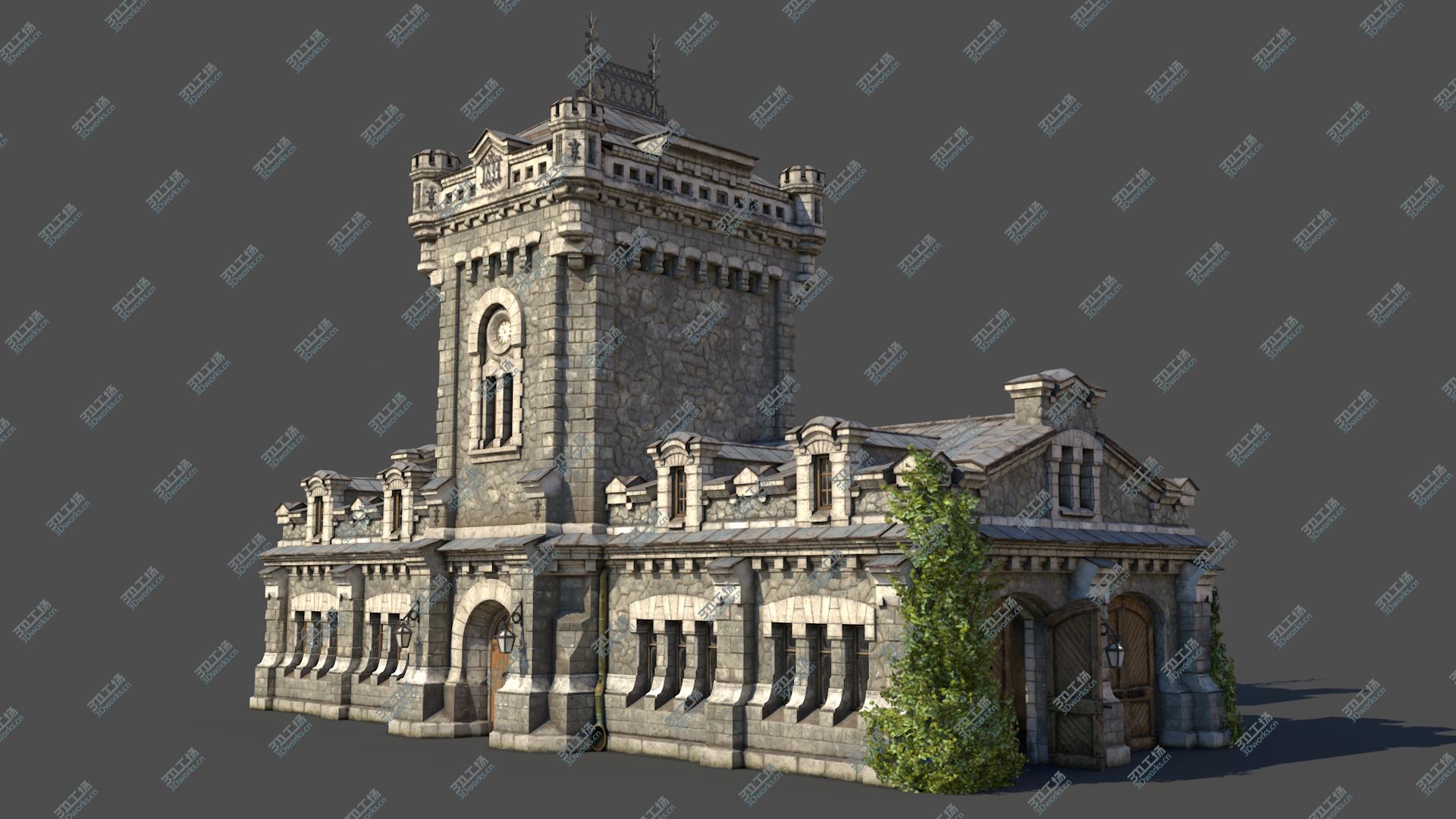 images/goods_img/202104093/3D Old Medieval Warehouse Castle model/1.jpg